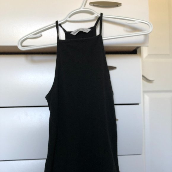 Black Halter Top